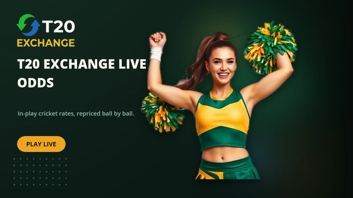 T20 Exchange live online in-play cricket odds moving ball by ball during a match